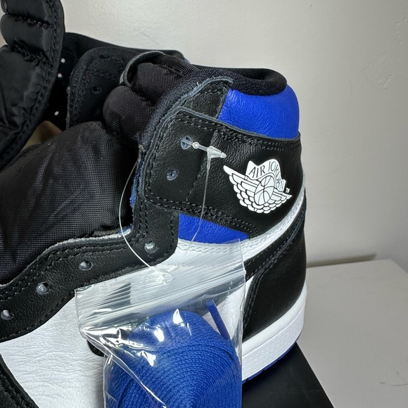 NWT 2020 JORDAN 1 RETRO HIGH ROYAL TOE MENS SZ 10 DEADSTOCK OG ALL - Picture 13 of 16
